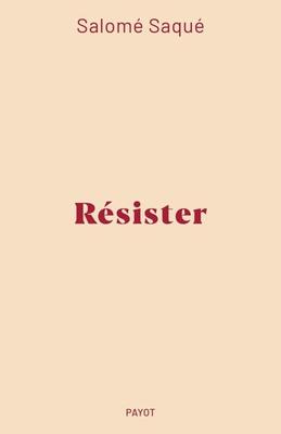 Couverture du livre Résister